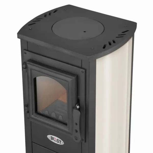 Hot EKONOMIK LUX Vedspis - 6,6kW, Energieffektiv, Hållbar Värmelösning Vedeldade Kaminer