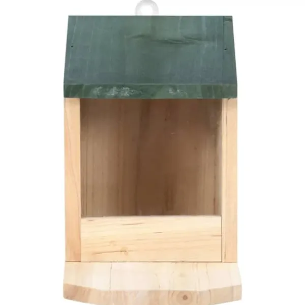 Discount Ekorrholk 4-pack i granträ | Färg: Naturlig träfärg | Storlek: 30x25x25 cm För Fåglar & Småvilt