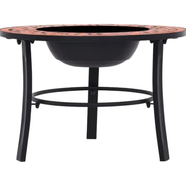 Eldfat med mosaik terrakotta 68cm keramik - Eldgrop - Eldgropar - Home & Living