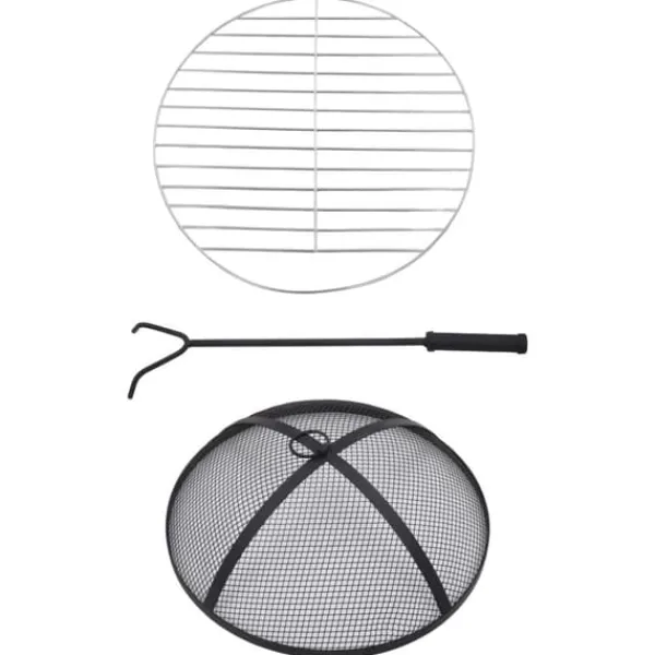 Clearance Eldfat med mosaikbord i terrakotta - Dekorativ eldgrop | Diameter: 68 cm | Material: Keramik Öppna Spisar