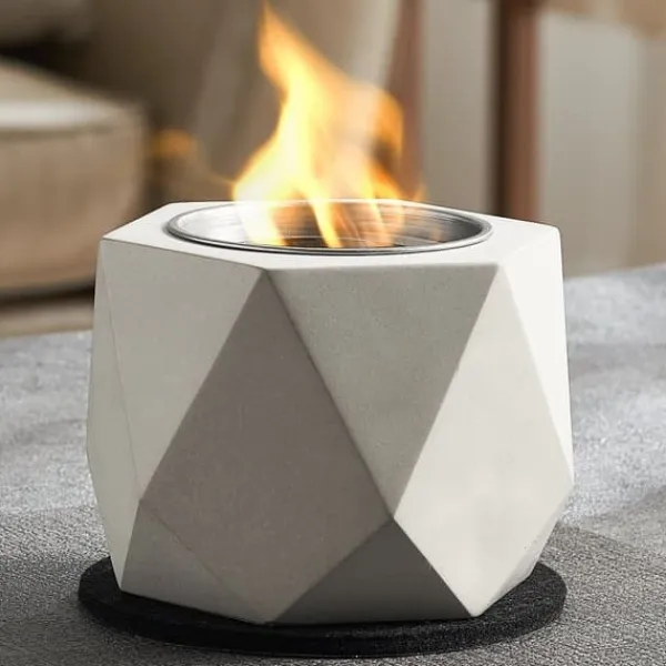 Best Eldkorg Bordsskiva, Fire Pit Bowl, Betong, Inomhus och Utomhus, Perfekt för Uteplatsen Öppna Spisar