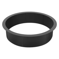Eldring Rund 35 Tum Yttre Stålfoder DIY Campfire Ring Eldplats