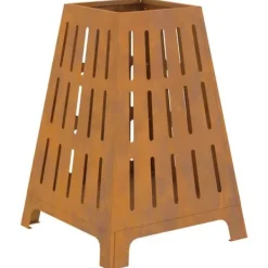 vidaXL Eldstad Brun 50 x 50 x 70 cm cortenstål