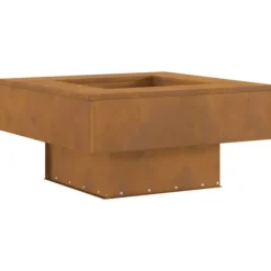 New Eldstad Brun 60 x 60 x 30 cm Stål Öppna Spisar