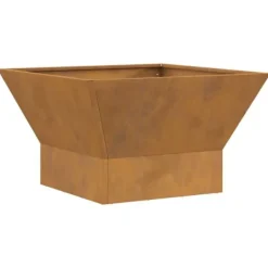 New Eldstad Brun 60 x 60 x 35 cm Stål Öppna Spisar