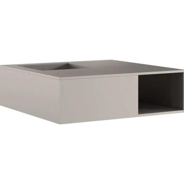 vidaXL Eldstad Brun 100 x 100 x 30 cm Väderbeständig stål