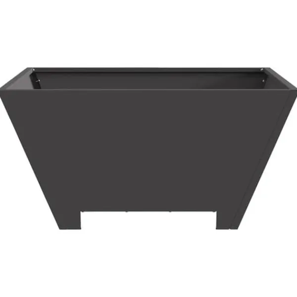 Clearance Eldstad i fyrkantig design - Vedeldad eldstad | Färg: Svart | Storlek: 60x60x30 cm Vedeldade Kaminer