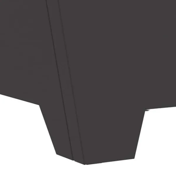 Clearance Eldstad i fyrkantig design - Vedeldad eldstad | Färg: Svart | Storlek: 60x60x30 cm Vedeldade Kaminer
