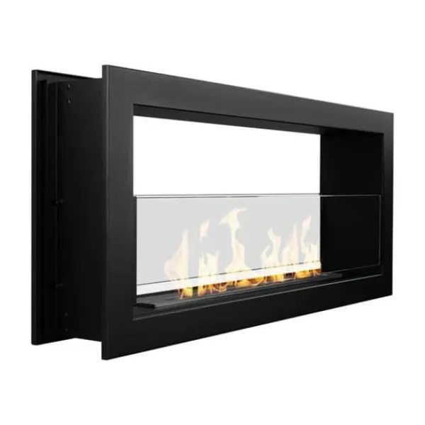 Outlet Eldstad på etanol - Montefalco 90 - Dubbel ansikte - 90x40 - Bioetanol Öppna Spisar