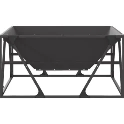 Sale Eldstad Svart 80 x 80 x 40 cm Stål Öppna Spisar
