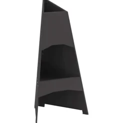 vidaXL Eldstad Svart 50 x 50 x 95 cm Stål