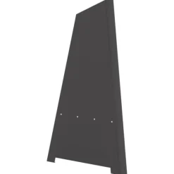 vidaXL Eldstad Svart 50 x 50 x 95 cm Stål