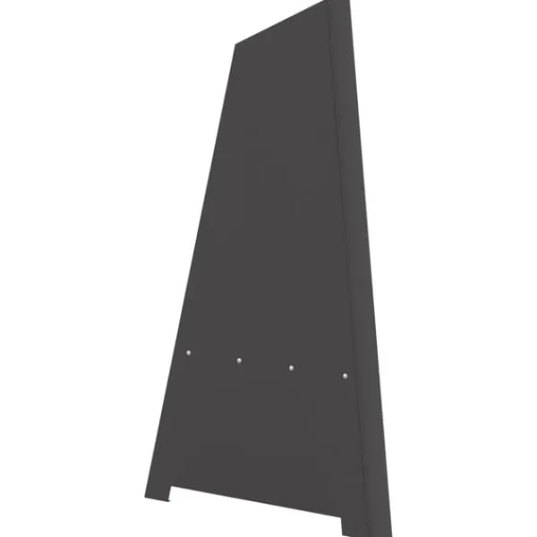 vidaXL Eldstad Svart 50 x 50 x 95 cm Stål