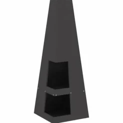 Best Eldstad Svart 35 x 35 x 100 cm Stål Vedeldade Kaminer