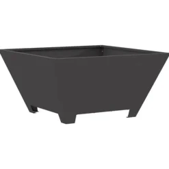 vidaXL Eldstad Svart 60 x 60 x 30 cm Stål