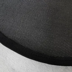 Eldstadsmatta - 39 Tum Rund (99 cm) - Svart