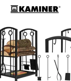 Best Eldställ / Eldverktyg - 5-delar Tillbehör Till Vedeldade Kaminer & Öppna Spisar
