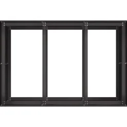 Elegant planteringskärl i kallvalsat stål | 120x80x80 cm | Färg: Svart