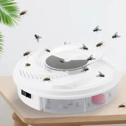 Outlet Elektrisk flugfälla för insekter, insektsavvisande, skadedjursavvisande, roterande, icke-giftig med fångst av A188 Flugsmällor