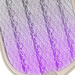 Elektrisk 2-i-1 USB uppladdningsbar flugsmäll med 3-lagers mesh - vit