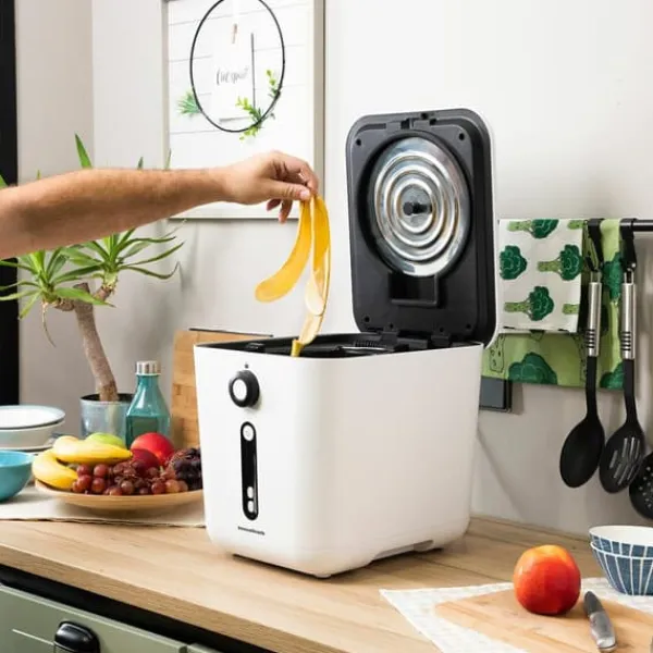 Hot Elektrisk Kompostbehållare för Köket Ewooster InnovaGoods Kompostering