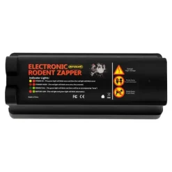 Best Elektrisk mus- och råttfälla - Elektronisk skadedjursfälla - EU-standard 220V 60Hz - 7000V högspänning - 27,5×11,9×12,5 cm - Svart Skadedjursfällor