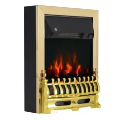 Elektrisk öppen spis, 48,2x18,5x59,2 cm, Guld