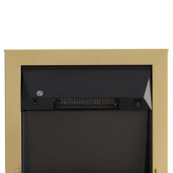Elektrisk öppen spis, 48,2x18,5x59,2 cm, Guld