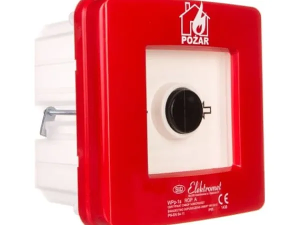 Clearance Elektromet Manuell kopplingspunkt NC-NO IP65 WPp-1s ROP A 921550 Brandlarm