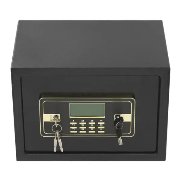 Sale Elektronisk säkerhetsbox, digitalt tangentbord, alarmsystem,svart Kassaskåp