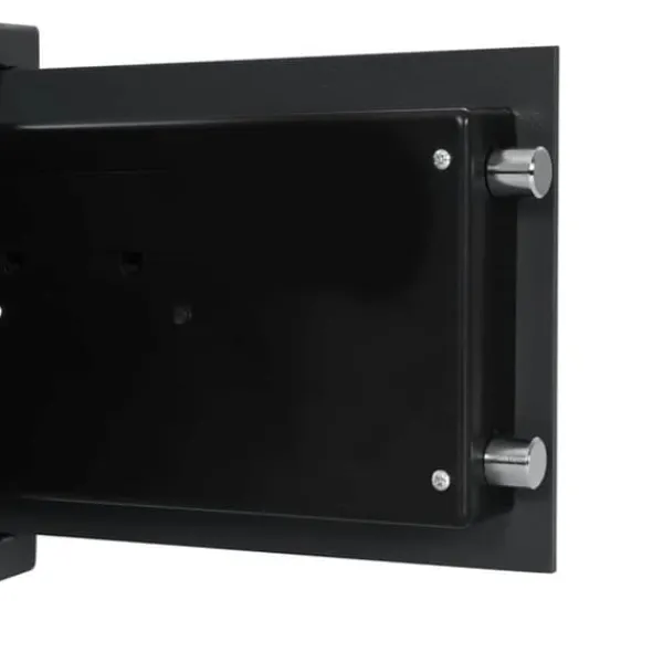 Hot Elektroniskt digitalt skåp med fingeravtryckslås | Färg: Mörkgrå | Storlek: 25x35x25 cm Kassaskåp