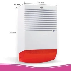 Discount ELRO ADS1F Dummy Alarm med LED-blinkljus - Dummy Falska Övervakningskameror