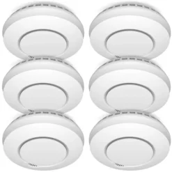 Outlet ELRO ansluter FZ5002R trådlös rökdetektor med värmesensor - 6 delar Rök- & Koloxiddetektorer