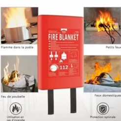 ELRO FB1300 Brandfilt - Stel - 1,2M x 1,2M