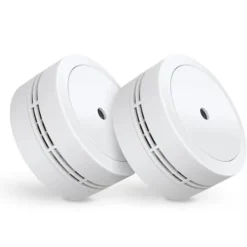 ELRO FS7810 kompakt rökdetektor - 10 års batteri - Europeisk standard EN14604 - 2 st Vit