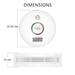 ELRO Pro PK4910 kolmonoxiddetektor - automatiskt självtest - 10 års batteri