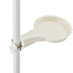 Outlet ® Teleskopisk växtställ-110-305 cm-pulverlackerad metall-vit Växtställ