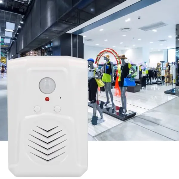Entrédörrklocka Infraröd rörelsesensor Välkomströstmeddelande Larm för butik