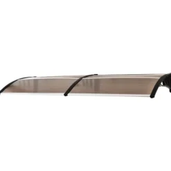 Online Entrétak 75×195×23 cm – polykarbonat, sol- & regnskydd, brunt Skjul, Garage & Carports