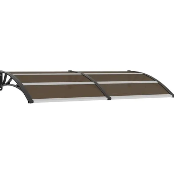 Discount Entrétak svart 200x100 cm PC Valvbågar, Spaljéer, Bersåer & Pergolor