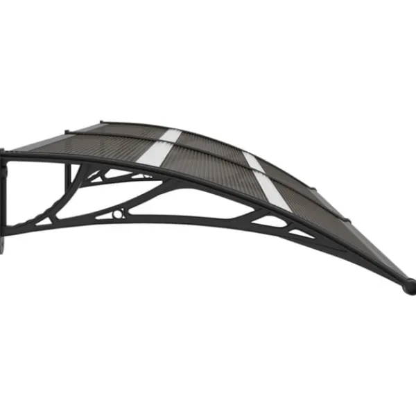 vidaXL Entrétak svart 240x75 cm PC