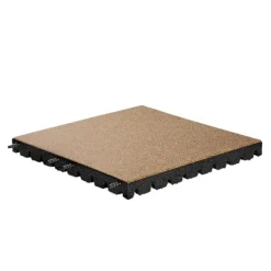 EPDM gummiplatta - Beige - 50x50 cm – 55mm - Inkl. stift