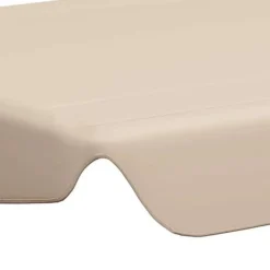 vidaXL Ersättningstak - - 150/130x105/70 cm - Beige - 100% polyester - Vattentålig