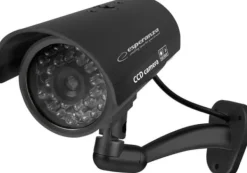 Discount Esperanza ECA102K Esperanza spectre övervakningskamera dummy svart Falska Övervakningskameror