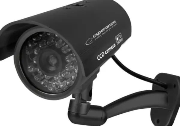 Discount Esperanza ECA102K Esperanza spectre övervakningskamera dummy svart Falska Övervakningskameror