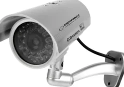 Esperanza ECA102S Esperanza spectre övervakningskamera dummy silver