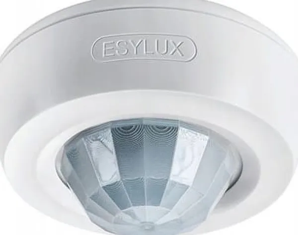 ESYLUX EB10430855 Loft-tilstedeværelsesalarm Overflademonteret 360 ° Hvid IP40