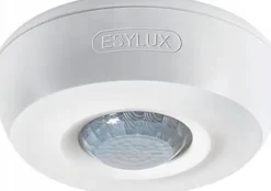ESYLUX EB10430428 Takmonterad rörelsedetektor 360° Vit IP40