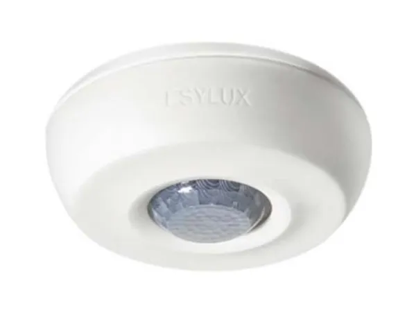 ESYLUX Rörelsesensor 360° i taket, ytmonterad, räckvidd ca Ø 8 m