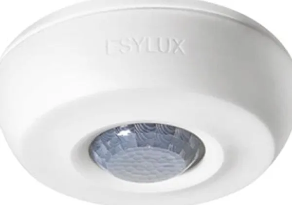 ESYLUX Rörelsesensor 360° i taket, ytmonterad, räckvidd ca Ø 8 m